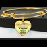 To my girlfriend: Gift Ideas for girlfriend, girlfriend bangle, to my girlfriend bangle, beautiful girlfriend bangle, best gifts for girlfriend, birthday gifts for girlfriend, boyfriend and girlfriend bangle 765fHbb
