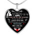 To my wife: Gift Ideas for wife, beautiful wife necklace, wife necklace, to my wife necklace, best gifts for wife, birthday gifts for wife, husband and wife necklace 936fwsn