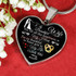To my wife: Gift Ideas for wife, beautiful wife necklace, wife necklace, to my wife necklace, best gifts for wife, birthday gifts for wife, husband and wife necklace 908fwsn