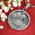 To My Son Luxury Necklace " Never Forget That I Love You I Hope You Believe In Yourself As Much As I Believe In You  203SS SO