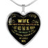 To my wife: Gift Ideas for wife, beautiful wife necklace, wife necklace, to my wife necklace, best gifts for wife, birthday gifts for wife, husband and wife necklace 797fwgn