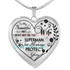 To my wife: Gift Ideas for wife, beautiful wife necklace, wife necklace, to my wife necklace, best gifts for wife, birthday gifts for wife, husband and wife necklace 667fwbn