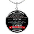 To my grandson:Birthday gift ideas for grandson, Grandson necklace from parents, Grandson necklace, to my grandson necklace, best gifts for grandson, birthday gifts for grandson, special grandson necklace,  894fSsn