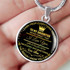 To my daughter: Birthday gift ideas for daughter, daughter necklace, to my daughter necklace, best gifts for daughter, birthday gifts for daughter, father and daughter necklace, daughter necklace from parents,  878fdgn