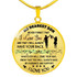 To my son:Birthday gift ideas for son, son necklace, to my son necklace, son necklace from parents, best gifts for son, birthday gifts for son, mother and son necklace, special son necklace  822fsbn