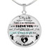 To my wife: amazing wife necklace, wife necklace,to my gorgeous wife, to my wife necklace, birthday gifts for wife, best gifts for wife, gearbubble wife necklace, to my future wife, birthday gifts for her  500fwbn