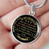 To my grandson: Grandson necklace, to my grandson necklace, best gifts for grandson, birthday gifts for grandson, grandmother and grandson necklace, special grandson necklace  453fSgn