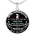 To my granddaughter: Birthday gifts for granddaughter, best gifts for granddaughter, special granddaughter necklace, grandmother and granddaughter necklace, grandpa and granddaughter necklace  428fDsn