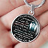 To my daughter: Gift for Christmas 2018, Christmas gift ideas for daughter, daughter necklace, to my daughter necklace, best gifts for daughter, birthday gifts for daughter, father and daughter necklace, daughter necklace from parents, 823