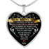 To my wife: Gift for Christmas 2018, Christmas gift ideas for wife, beautiful wife necklace, wife necklace, to my wife necklace, best gifts for wife, birthday gifts for wife, husband and wife necklace 787