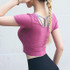Yoga Tops Breathable Sport Tank Top Fitness Women Short Sleeve Yoga Shirt Gym Running Sports T Shirt Jerseys Femme