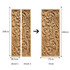Flower mural door wallpaper