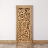Flower mural door wallpaper