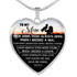 Mother And Son Necklace Perfect Gifts Mom Mother Mama From Son - I Love You, Mom 1054ms-sb
