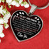 To My Girlfriend Luxury Necklace: Romantic Surprises For Your Girlfriend - 'How Your Smile Makes My Heart Skip A Beat And How Everytime I'm With You, I Feel So Complete, I Love You, Always And Forever' - 616gs