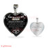 To My Wife Luxury Necklace: To My Wife Heart Necklace - 'You'll Understand That The Love I Have For You Will Never Change As Each Day Goes By. I Will Love You Till My Last Breath. I Love You, Always And Forever' - 593ws