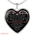To My Girlfriend Luxury Necklace:  Best Gift For Girlfriend Romantic Necklace, Birthday Gifts For Girlfriend 359GFG