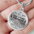 To my son necklace, best birthday gift for son from mom. Always remember to stay strong, stay positive and never give up . . . 451sm