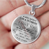 To my grandson necklace, birthday gift for grandson from grandpa, grandpa and grandson necklace - you are the most beautiful thing I keep inside my mind and my heart . . . 448grdp