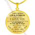To my grandson necklace, birthday gift for grandson from grandpa, grandpa and grandson necklace - you are the most beautiful thing I keep inside my mind and my heart . . . 448grdp