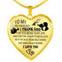 To My Girlfriend Luxury Necklace:  Best Gift For Girlfriend Romantic Necklace, Birthday Gifts For Girlfriend  346GFSo