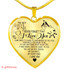 To My Wife Luxury Necklace: Husband And Wife Necklace, Birthday Gifts For Wife, Best Gifts For Wife 'Never Forget That I Love You'235wso