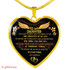 To My Daughter Necklace: I'm Glad There's You To Smile At Me And Brighten Up My Day To Share My Thoughts And Understand The Thing I Do And Say. 488DAG