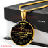 To My Wife Luxury Necklace: Husband And Wife Necklace, Birthday Gifts For Wife, Birthday Gifts For Her, Necklace For Wife Gifts 546WG