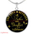 To My Daughter Luxury Necklace:  Birthday Gift For Daughter From Dad, " The Love A Between Father And Daughter Is Forever"460DAG