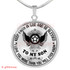 To My Son Luxury Necklace: Idea Gift For Him, Best Gift For Son, Birthday Gift For Teen, "Keep Faith In God And Be Blessed, I Love You More Than You Will Ever Know"406SO
