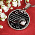 To My Son Luxury Necklace: Idea Gift For Him, Best Gift For Son From Mom, Son And Mom Necklace "I Will Love You Forever, I Will Like You For Always"394SS