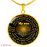 To My Son Luxury Necklace: Idea Gift For Him, Best Gift For Son, Birthday Gift For Teen Son, "Never Forget That I Love You" 383SG