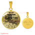 To My Grandson Luxury Necklace: Idea Gift For Grandson On Birthday " Never Forget That I Love You"