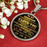 To My Grandson Luxury Necklace: Idea Gift For Grandson On Birthday " Never Forget That I Love You"