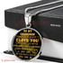 To My Grandson Luxury Necklace: Idea Gift For Grandson On Birthday " Never Forget That I Love You"