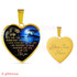 To My Wife Luxury Necklace - Pendant Romantic Chain  - "You Are The Sweetest Person I Have Ever Met All My Life. I Am Honored To Have Someone Like You In My Life"� - 540WG