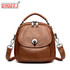 2020 Multifunction Backpacks For Girls Mochila Feminina Women Leather Backpacks High Quality Preppy Style Small Bagpack Vintage