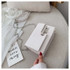 2020 New Ladies Evening Bag Woman Solid Color Pu Leather Chain Crossbody Bag Fashion Simple Lady Handbag Shoulder Bag For Women