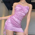 MIOFAR  Summer Fashion Dresses for Women Solid Color  Sexy Women's Party Dress 2020 Chain Suspenders Leopard Print Lady Dress