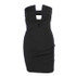 MIOFAR Women Sexy Backless Sleeveless Summer Strapless Hollow Out Bodycon Club Party Dress Elegant Fashion Lady Dress