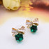 4 Colors Fashion Acrylic tassel Earrings Women Crystal Water Drop earrings
