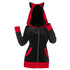 Gothic Cat Ear Zipper Hoodie Harajuku Sweatshirt #JU3034