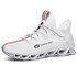 Men's Running Shoes Waterproof Leather Sneakers Unique Blade Sole High-quality Cushioning Outdoor Athletic Jogging Sport Shoes