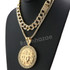 Hip Hop Quavo Medusa Miami Cuban Choker Tennis Chain Necklace L41