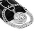 Hip Hop Quavo MEDUSA Miami Cuban Choker Tennis Chain Necklace L10