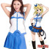 Lucy Heartfilia School Uniform Fairy Tail Cosplay Costume #JU2496