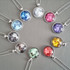 Glow in the Dark Glass Pendant Necklace