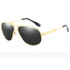 Polarized Metal Pilot Sun Glasses Oval Shades For Men