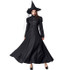 Parent-child outfit Black Witch Dress Sorceress Cosplay Adult Halloween Party Costume Dresses