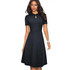 Modest Church Dresses, Modest Dress with Sleeves in Gray or Black, LDS Modest Dresses